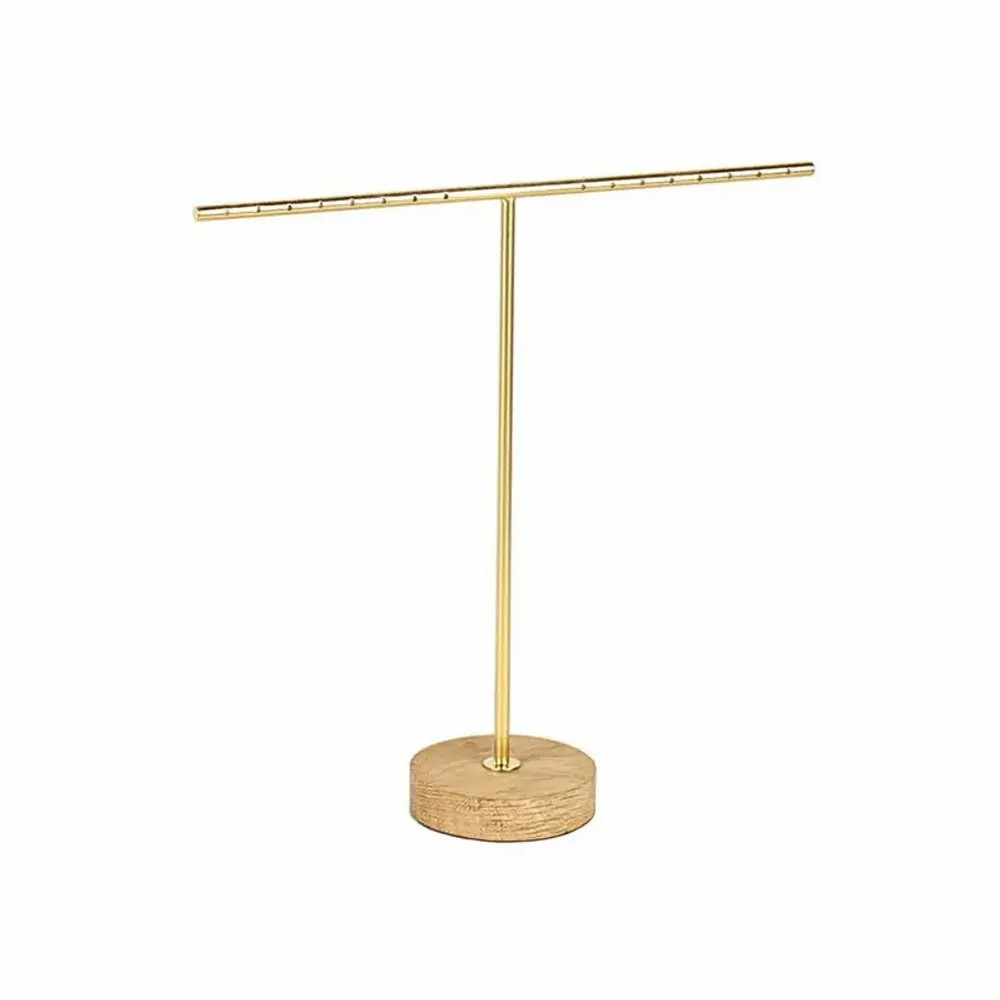 Cadeaux - Présentoir 8 paires boucles d'oreilles métal doré mat - LAVAL 1878