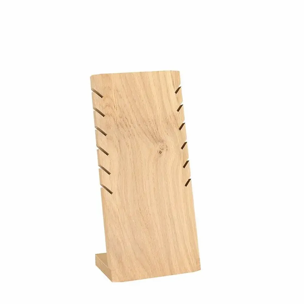 Gifts - Flat display stand for 6 necklaces/chains with notches - 12 x H 26cm - LAVAL 1878