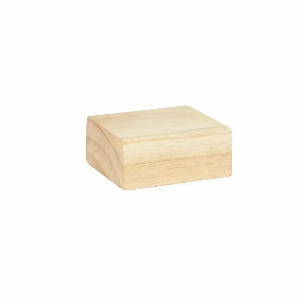 Cadeaux - Support de présentation en bois de Jempinis naturel 8 x 8 x H 3,5cm - LAVAL 1878