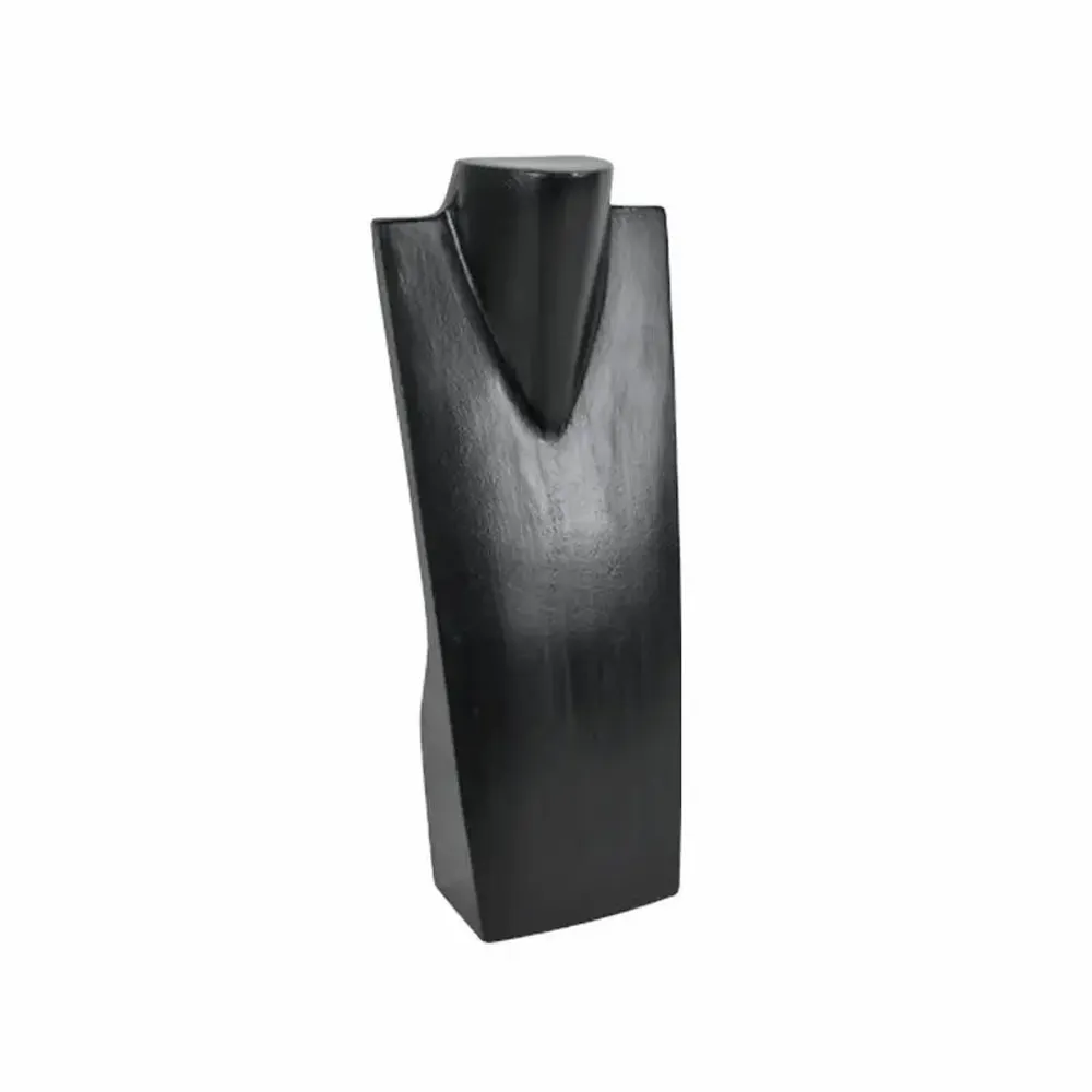 Gifts - Black painted wooden bust of Jempinis for a necklace, H 40cm - LAVAL 1878