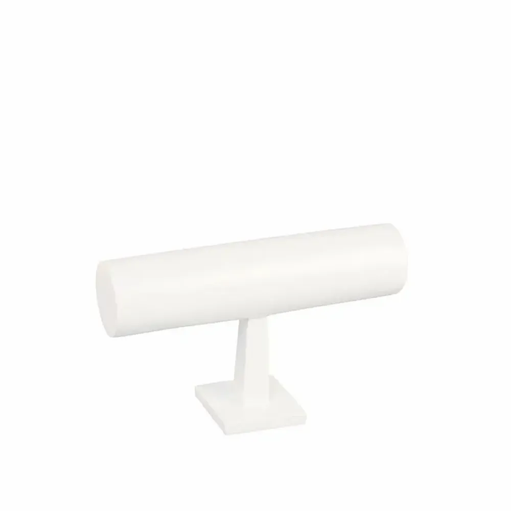 Cadeaux - Présentoir bracelets sur pied résine blanc mat diam. 4,4cm - L 19cm - LAVAL 1878
