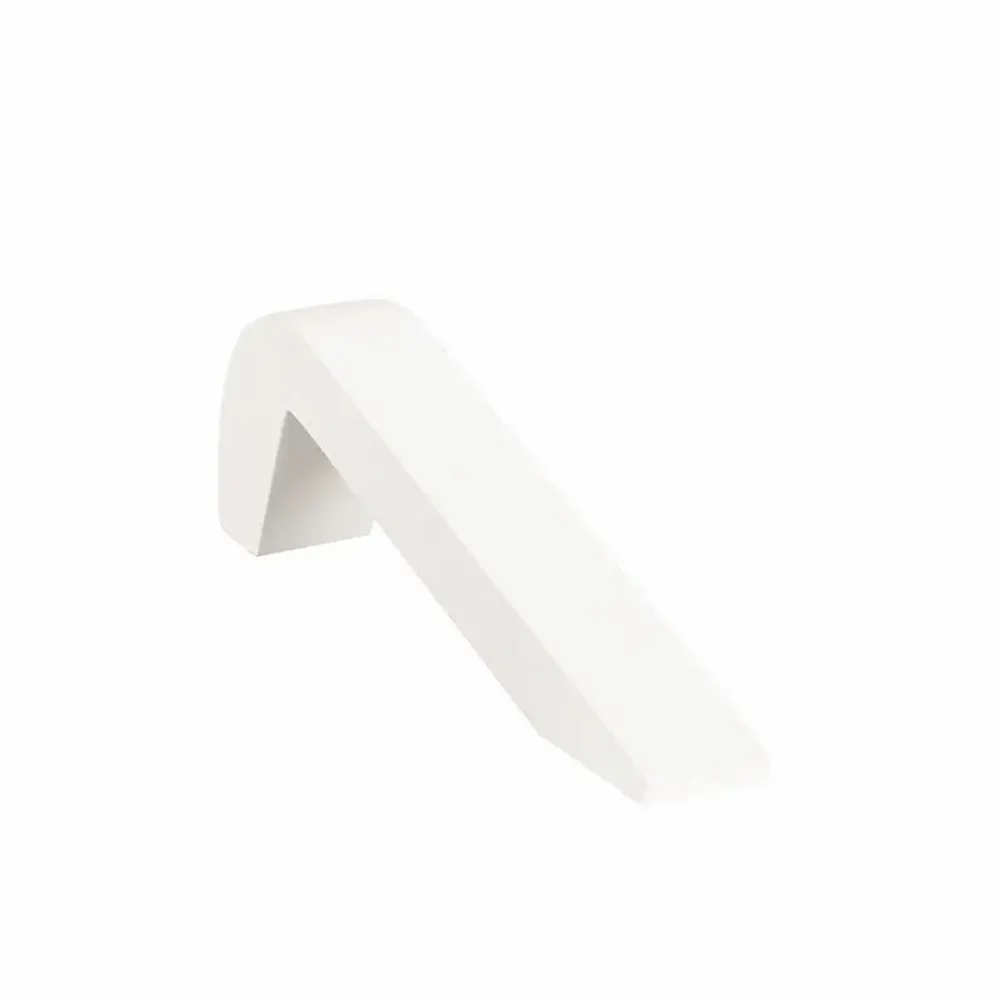 Gifts - Bracelet display stand in matte white painted MDF wood, 2.5 x 17cm - 1 hook - LAVAL 1878