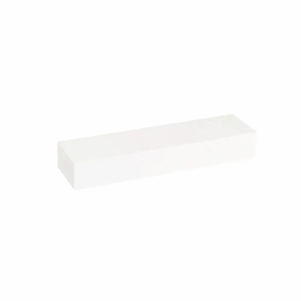 Cadeaux - Support de présentation bois (MDF) peint blanc mat 20 x 5 x H 3cm - LAVAL 1878