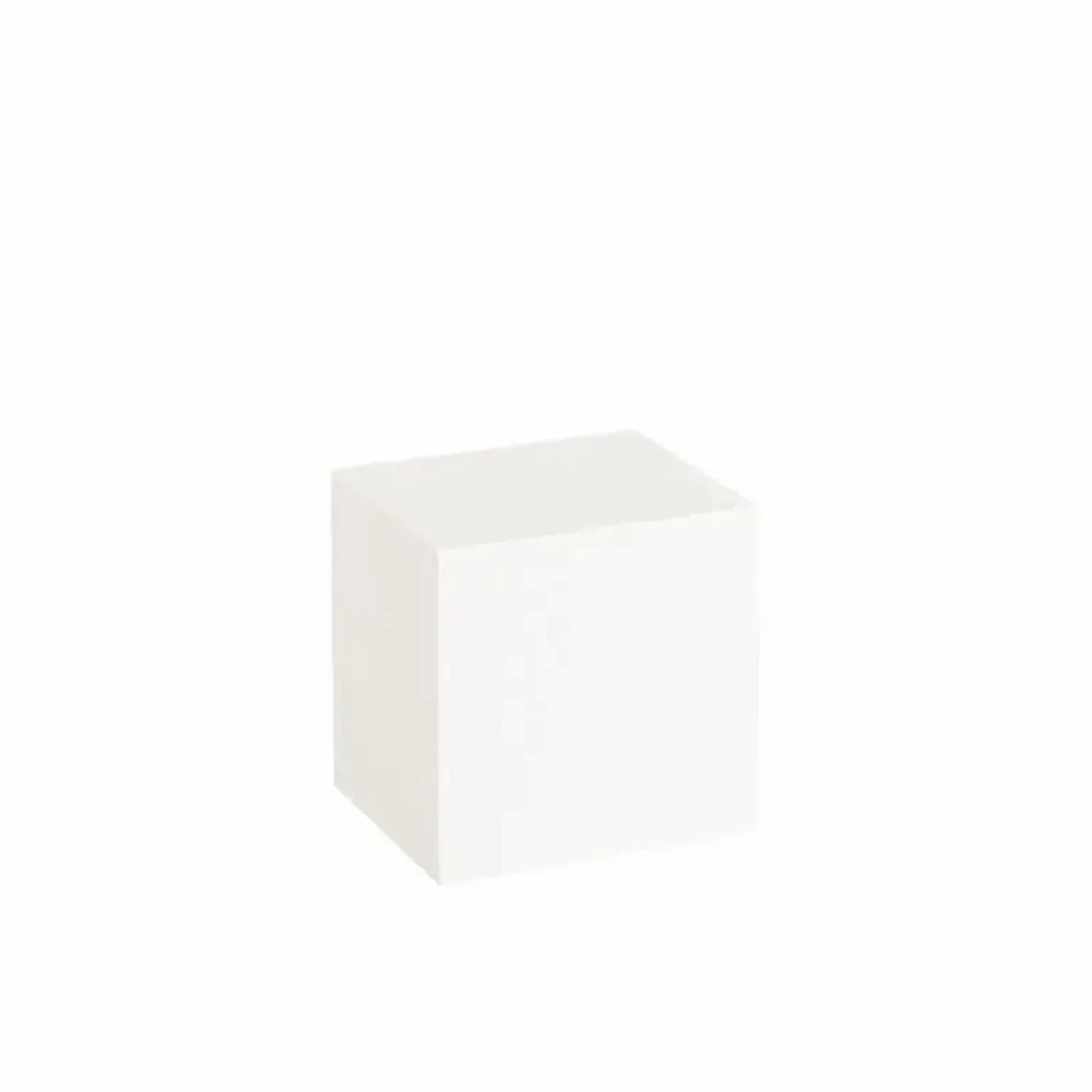 Gifts - White matte painted wooden (MDF) display case, 8 x 7 x 8cm - LAVAL 1878