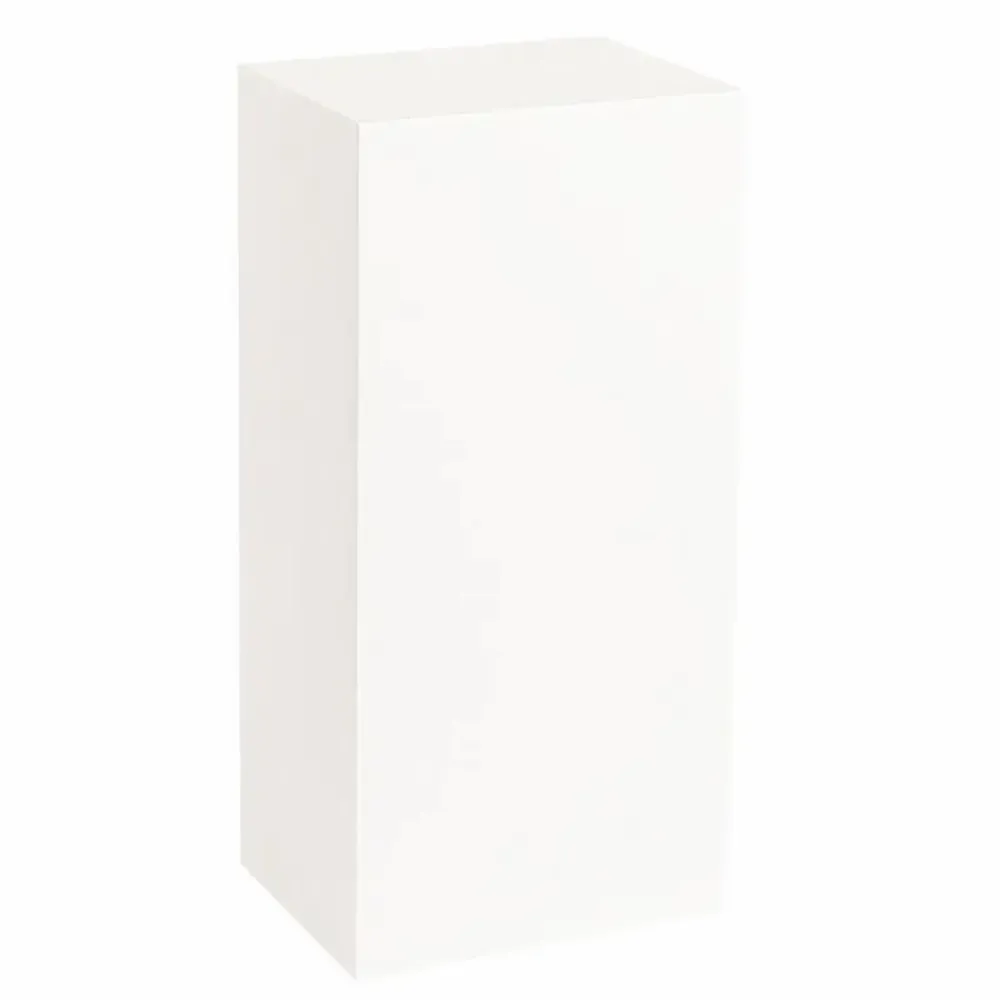 Gifts - Presentation volume in matte white painted MDF wood, 8 x 8 x 16cm - LAVAL 1878