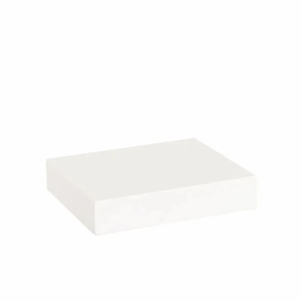 Cadeaux - Volume de présentation bois (MDF) peint blanc mat 13 x 15 x 3cm - LAVAL 1878