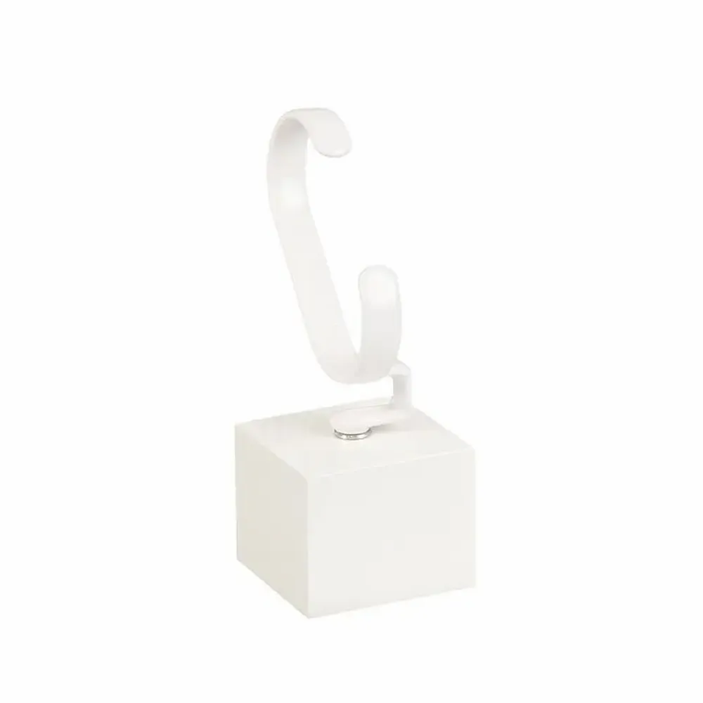 Gifts - Wooden (MDF) watch stand, painted matte white, 4cm high - LAVAL 1878