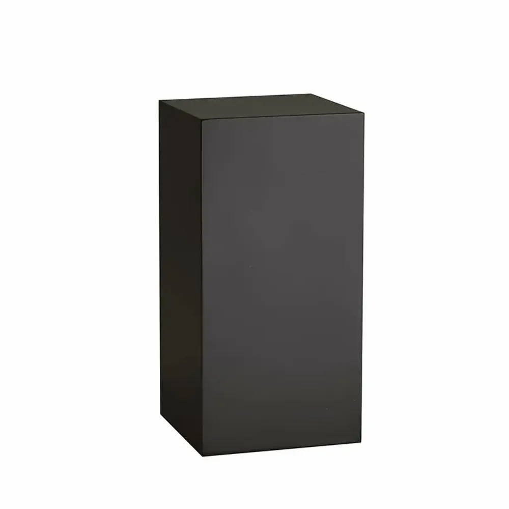 Gifts - Presentation volume in matte black painted MDF wood, 8 x 8 x 16cm - LAVAL 1878