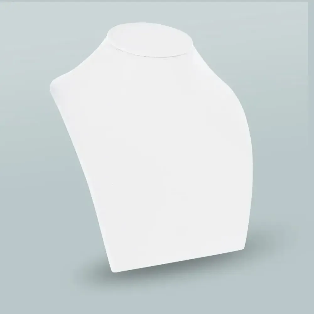 Cadeaux - Buste gainé avec pied métallique blanc 14 x 15 cm - LAVAL 1878