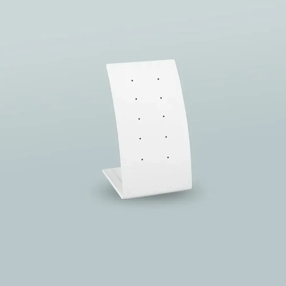 Gifts - Display stand for 5 pairs of earrings, synthetic-coated, smooth white finish - LAVAL 1878