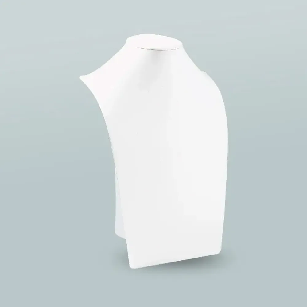 Gifts - White synthetic-coated bust collar with a smooth finish, 35cm - LAVAL 1878