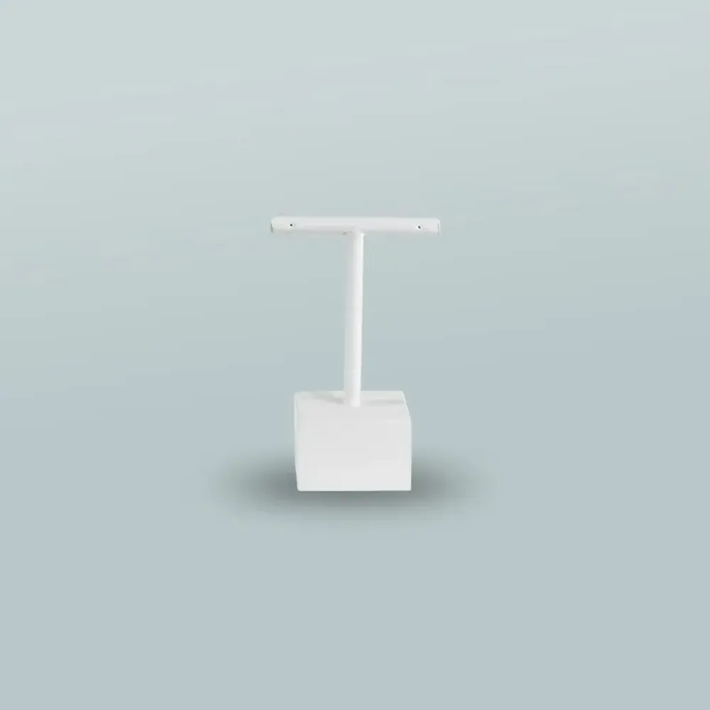 Gifts - Earring display stand (1 pair) white synthetic-coated stem - LAVAL 1878
