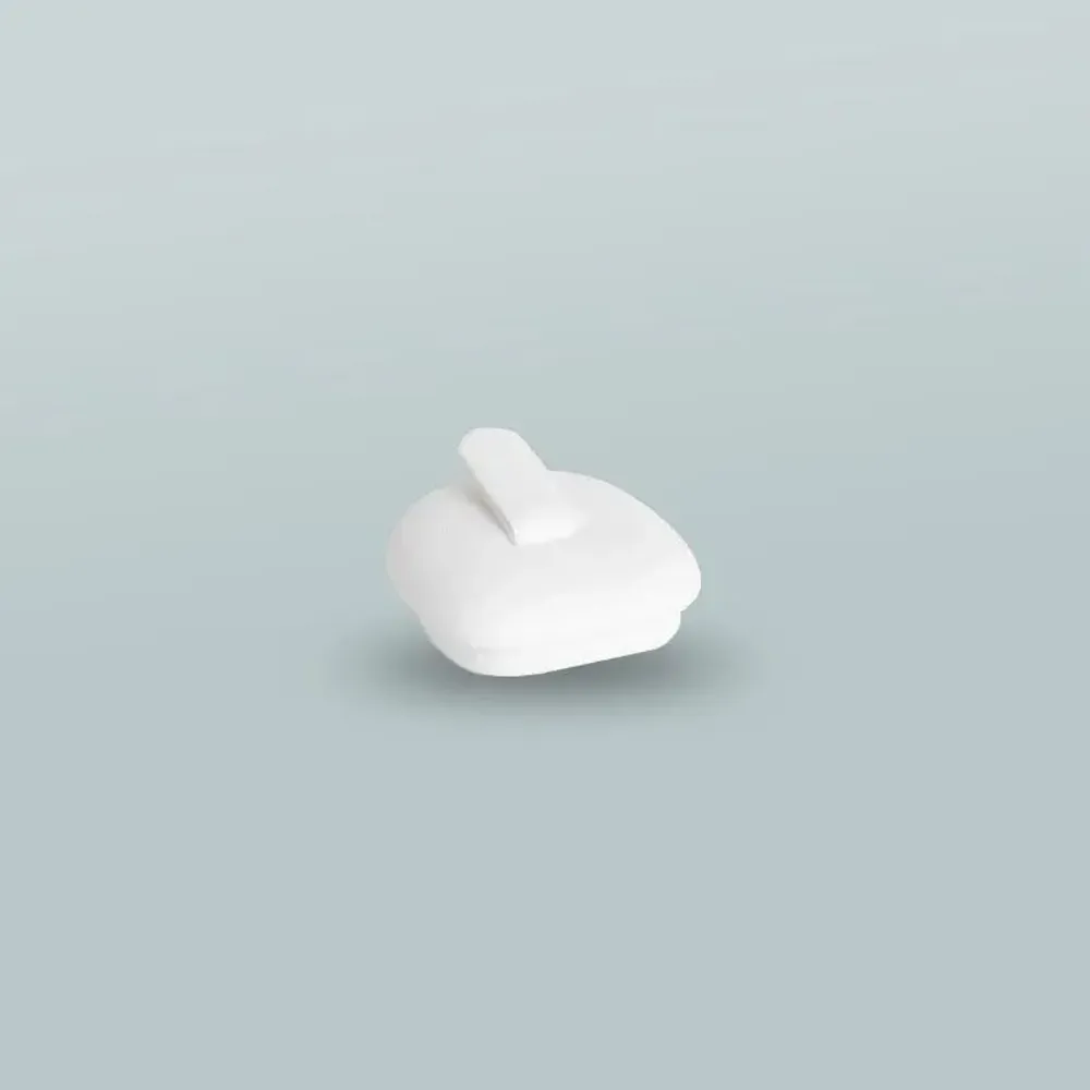 Cadeaux - Set de 3 présentoirs languettes bague synthétique aspect lisse blanc - LAVAL 1878