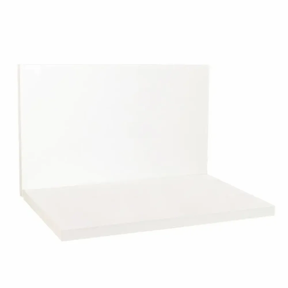 Cadeaux - Présentoir de vitrine gainé synthétique blanc 40 x H 25cm - LAVAL 1878