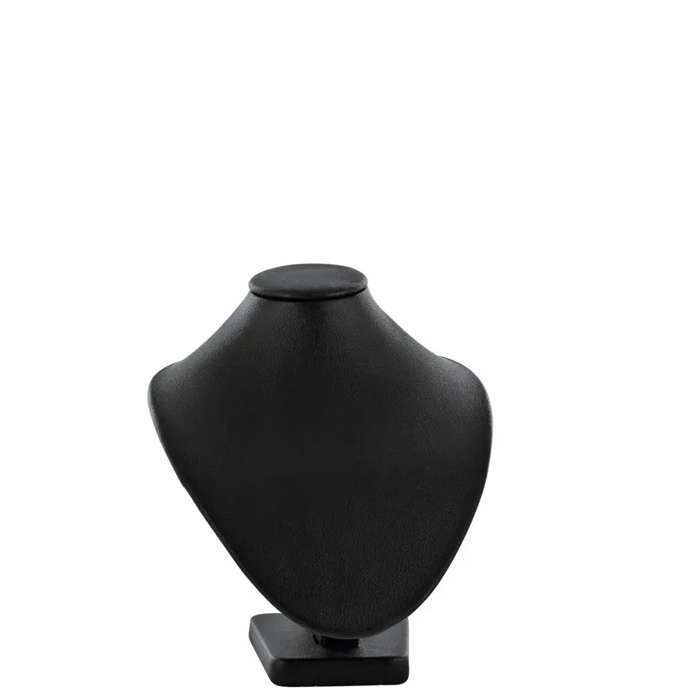 Cadeaux - Buste arrondi gainé synthétique aspect lisse noir 9cm - LAVAL 1878