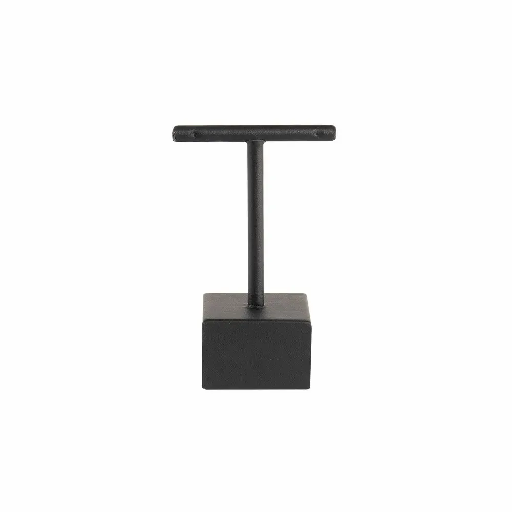 Cadeaux - Présentoir boucles d'oreilles (1 paire) tige noir gainé synthétique - LAVAL 1878