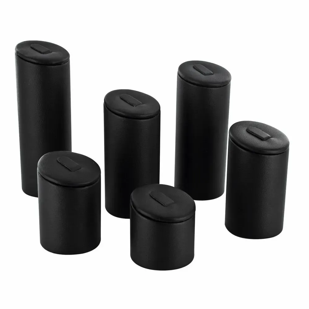 Gifts - Set of 6 black-coated cylindrical studs for rings - LAVAL 1878