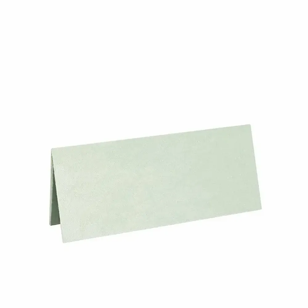 Gifts - Flat display stand for chains/bracelets, covered in sage green synthetic velvet - LAVAL 1878