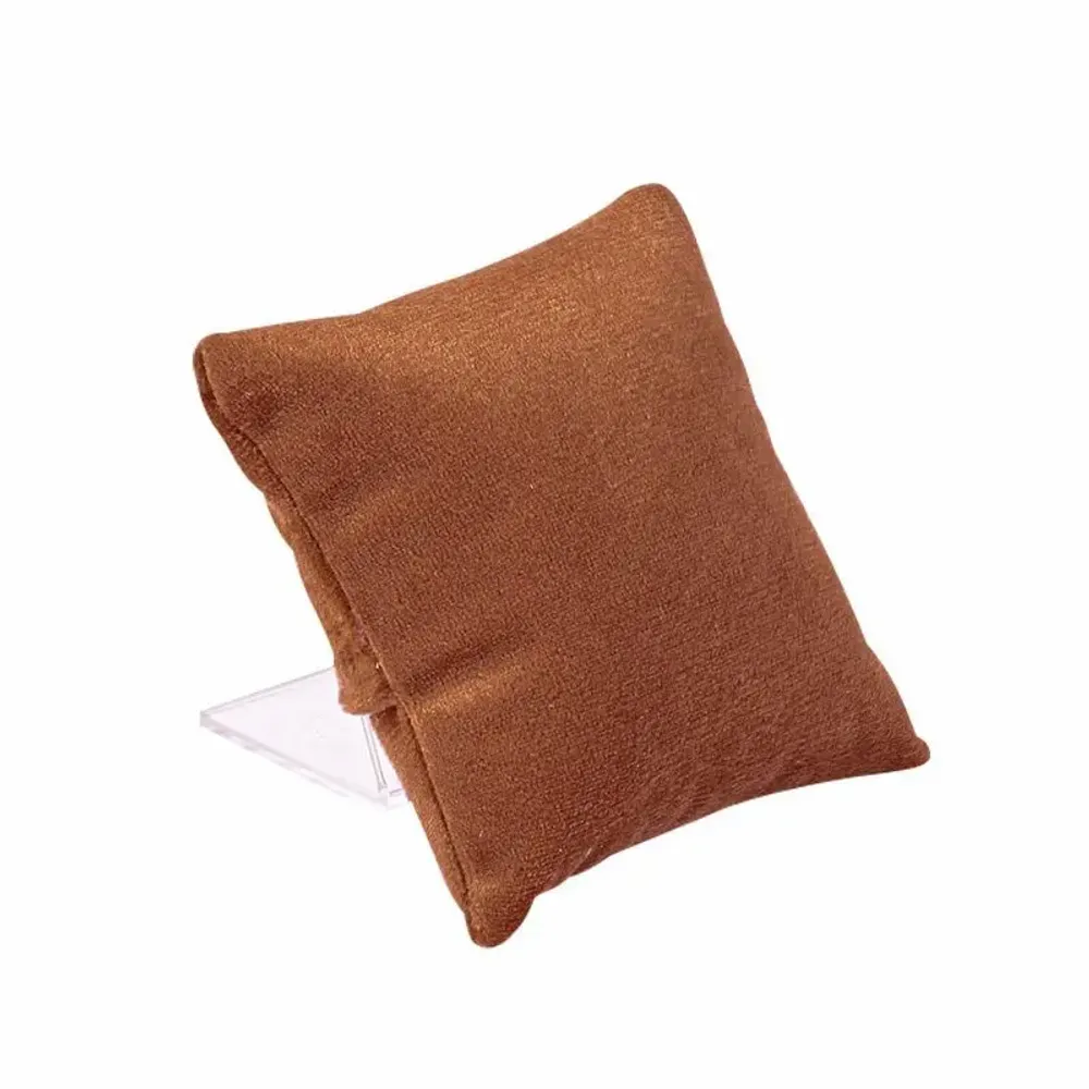 Cadeaux - Coussin avec support gainé synthétique aspect velours, terracotta - LAVAL 1878