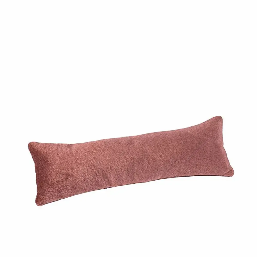 Gifts - Long cushion in dusty rose covered in synthetic velvet, 8 x 25cm - LAVAL 1878
