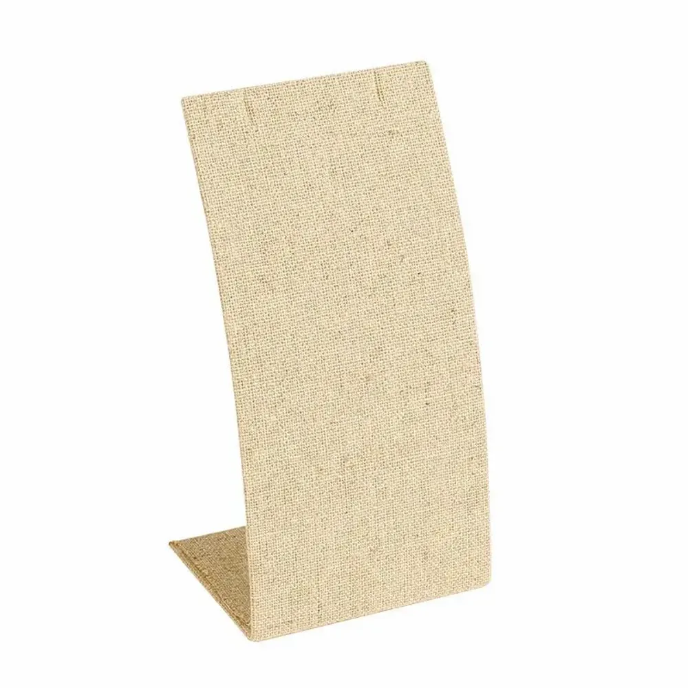 Gifts - B.O./chain-pendant display stand covered in natural linen/cotton fabric - LAVAL 1878