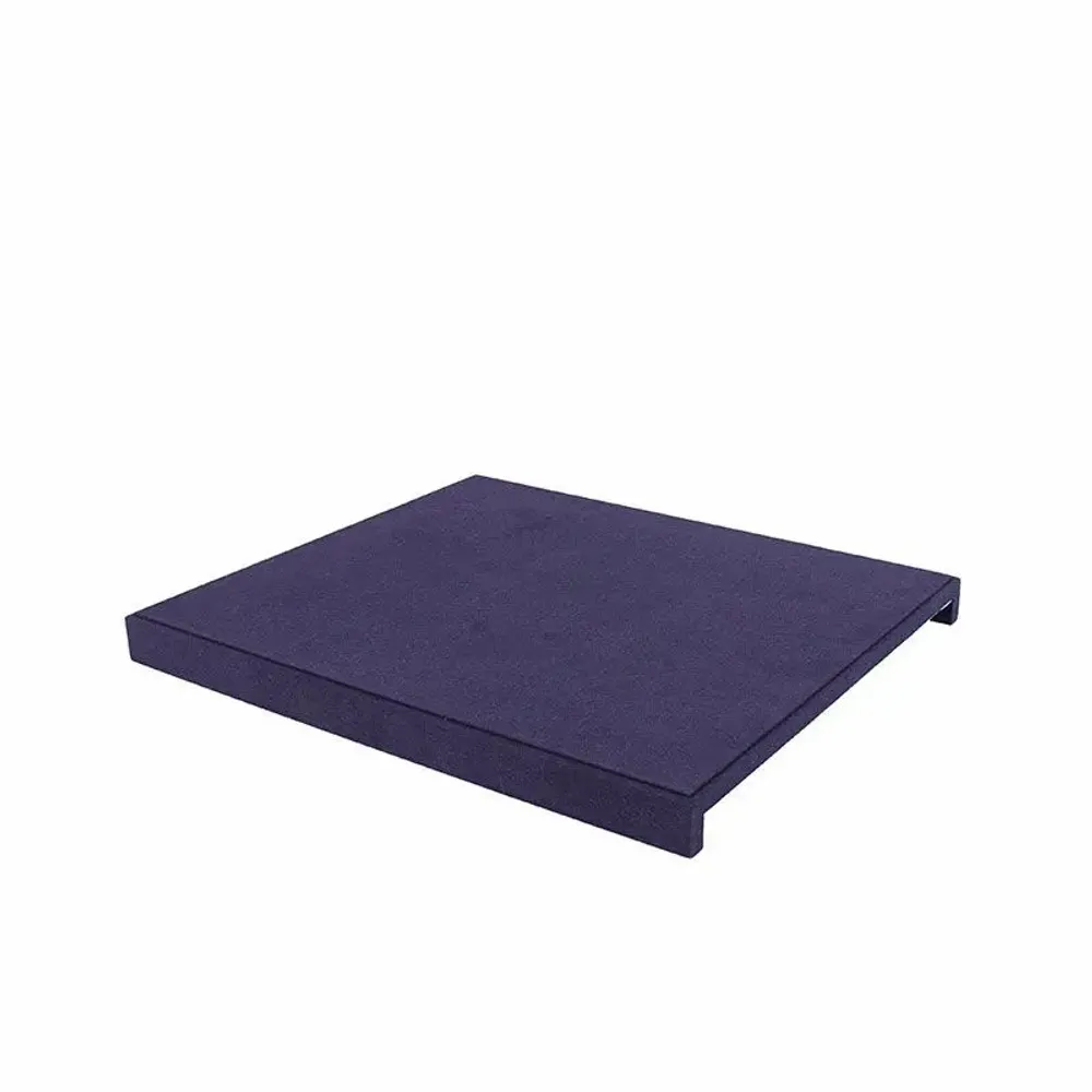 Cadeaux - Plateau de présentation gainé suédine bleu marine 29 x 34,5 x H 2,5cm - LAVAL 1878