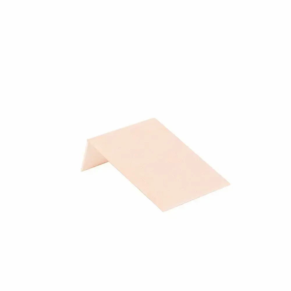 Gifts - Angled necklace display stand covered in powder pink synthetic suede - LAVAL 1878