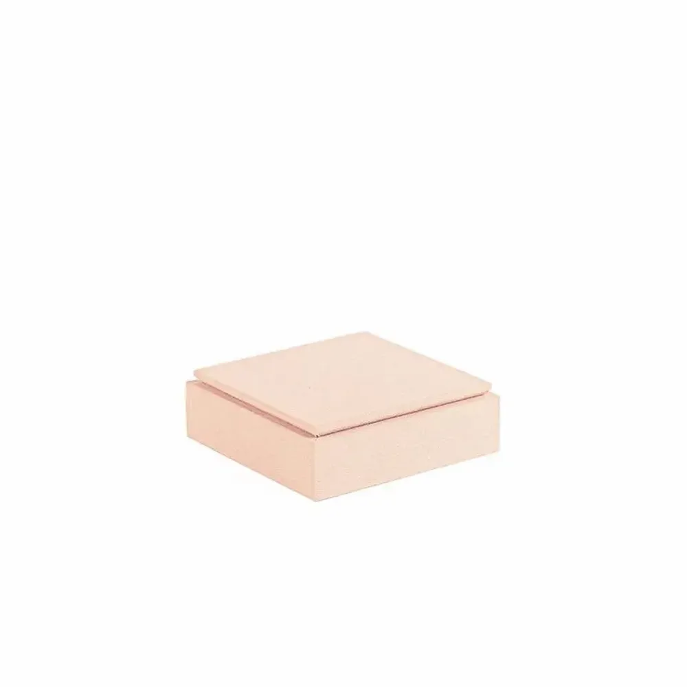 Gifts - Powder pink synthetic suede-covered presentation stand - LAVAL 1878