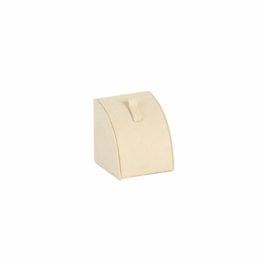 Gifts - Cream-colored synthetic suede-look ring display stand - LAVAL 1878