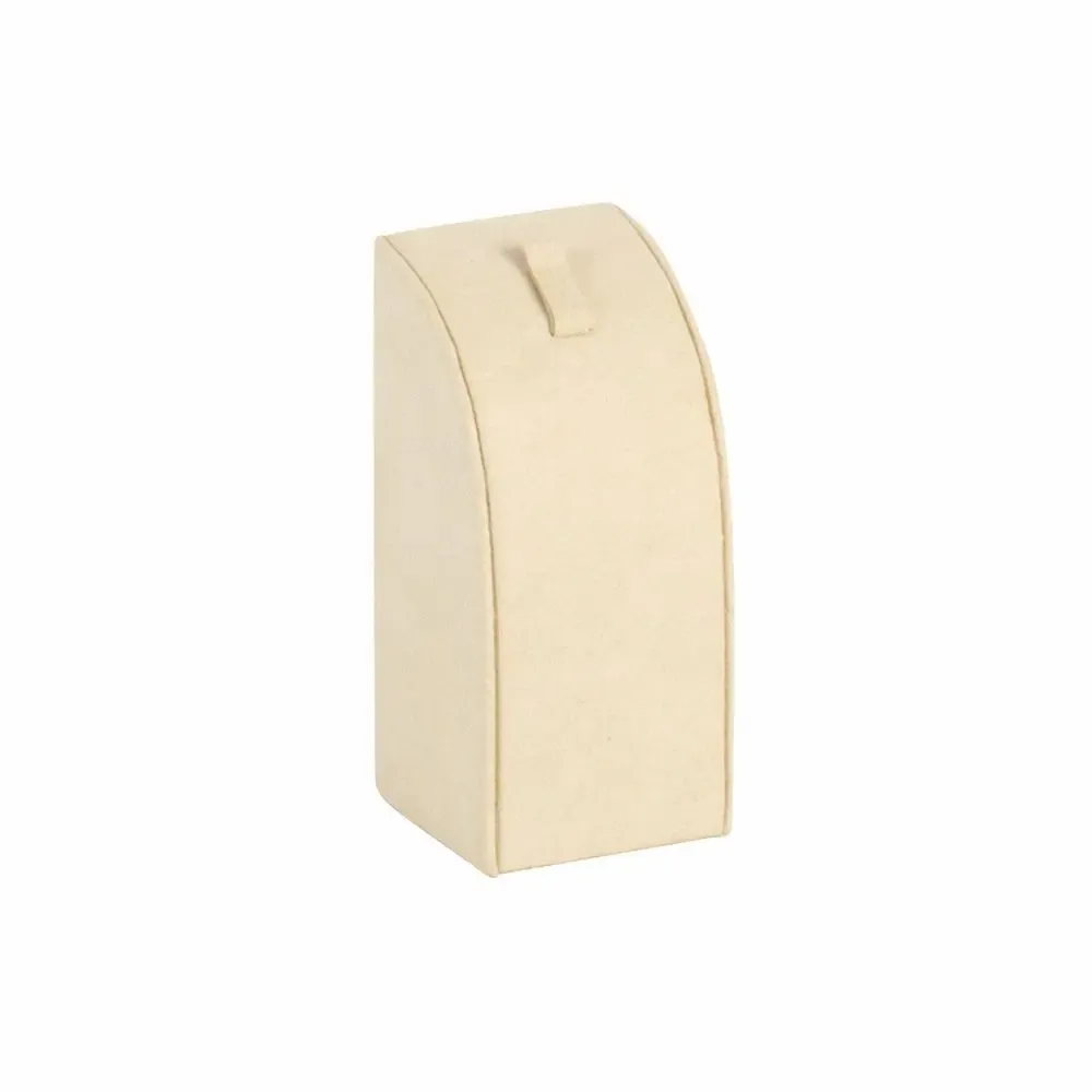 Cadeaux - Présentoir bague languette gainé synthétique aspect suédine crème - LAVAL 1878