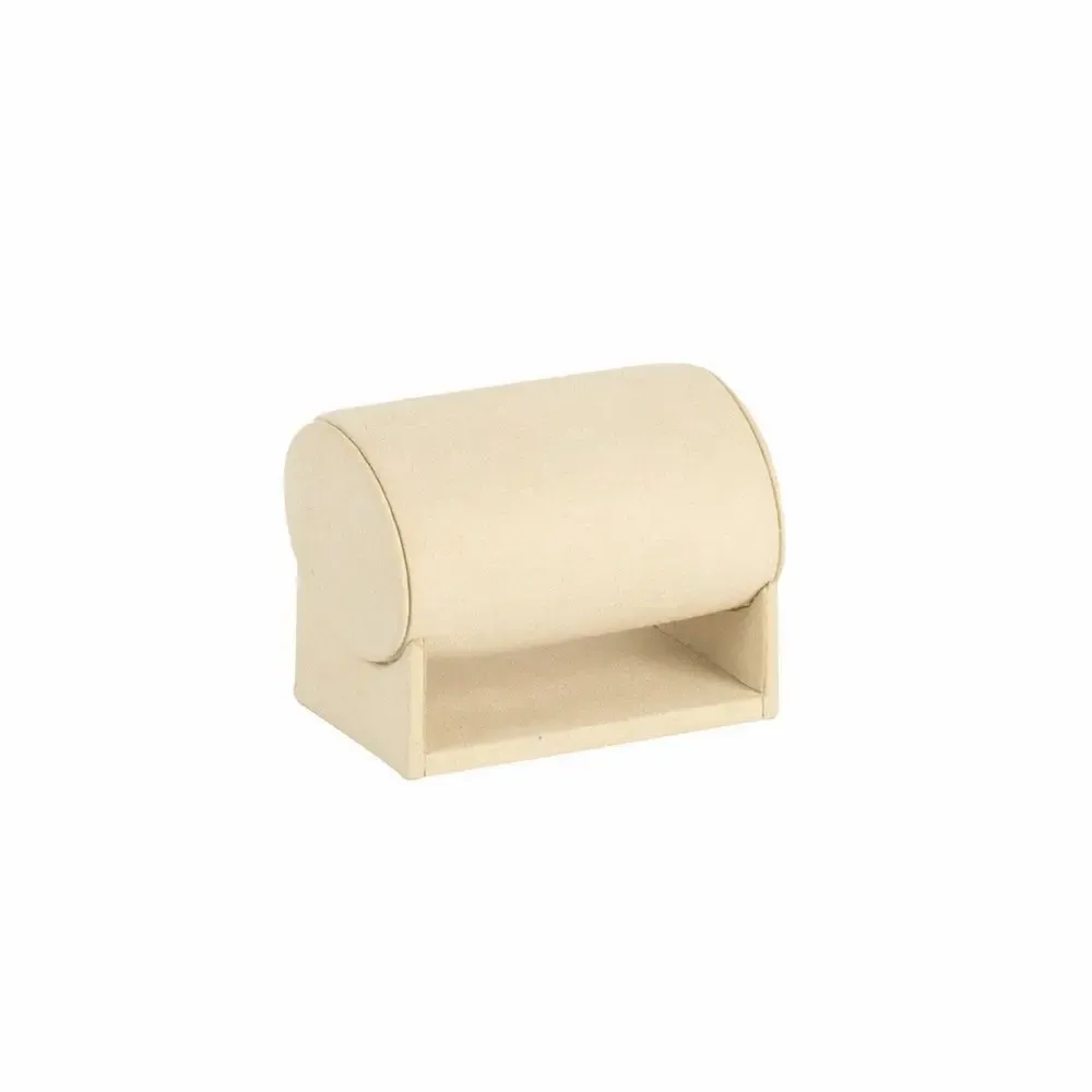 Cadeaux - Présentoir bracelet rond support synthétique aspect suédine crème - LAVAL 1878