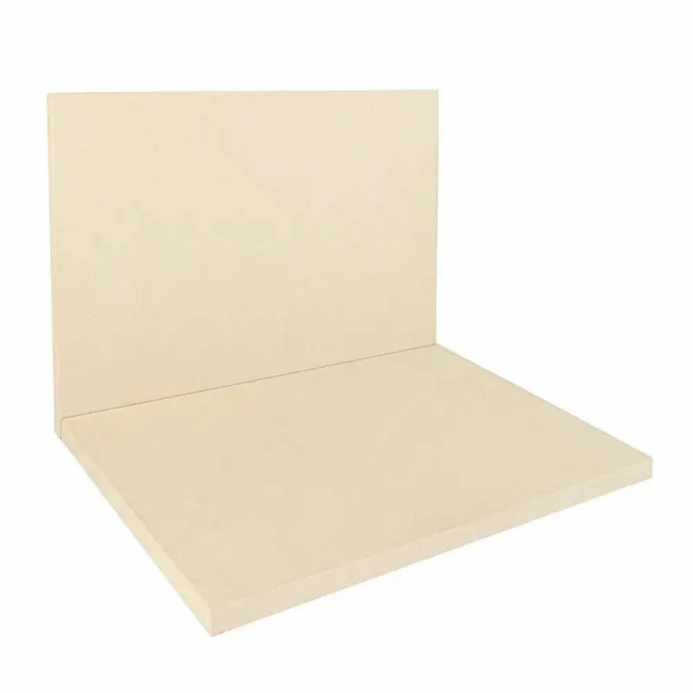 Cadeaux - Présentoir de vitrine gainé suédine synthétique crème 44 x H 30cm - LAVAL 1878