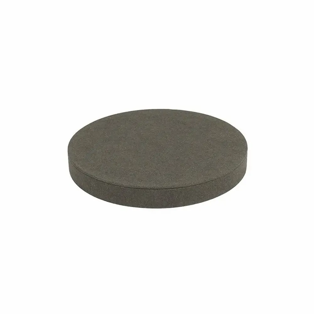 Gifts - Round presentation stand with khaki suede-look finish - LAVAL 1878