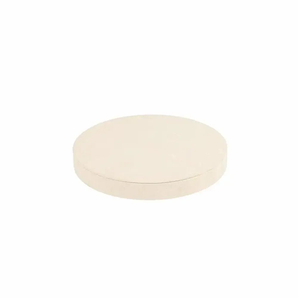Gifts - Round presentation stand with a suede-like finish in cream color - LAVAL 1878