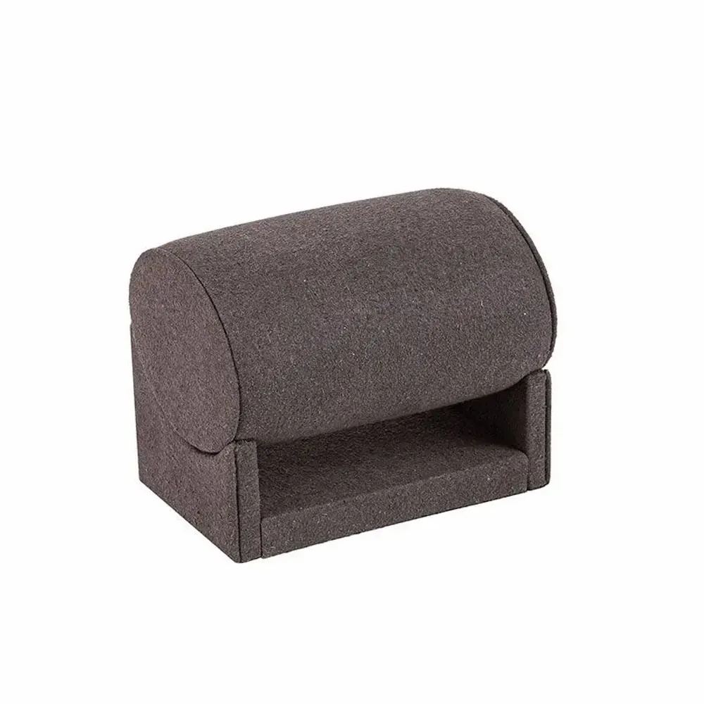 Cadeaux - Présentoir bracelet rond support gainé microfibre gris anthracite - LAVAL 1878