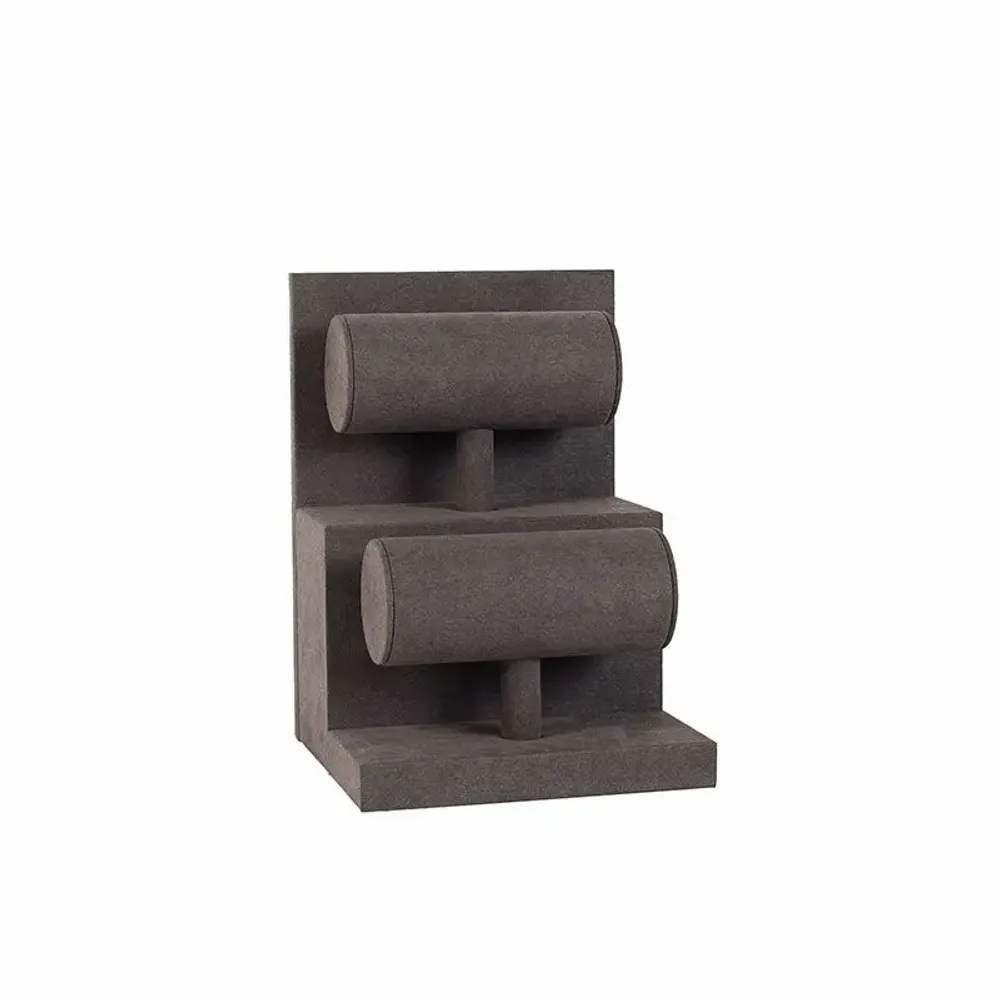 Gifts - Bracelet display stand with 2 rolls of anthracite grey microfiber - LAVAL 1878