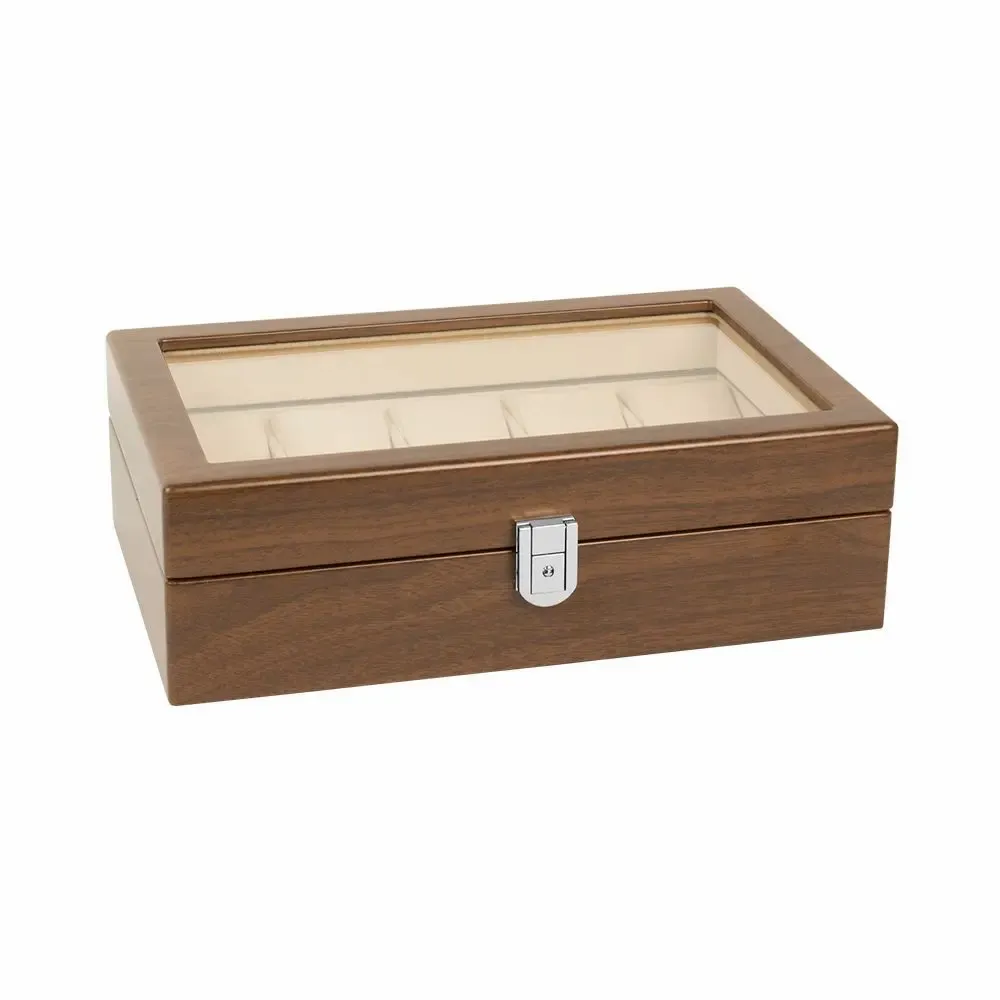 Gifts - 10-watch wooden watch case in painted wood with a glass window - LAVAL 1878