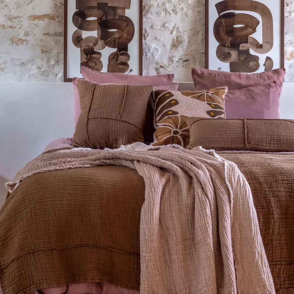 Coussins - Housse de coussin TAARI 50x50cm - BED AND PHILOSOPHY