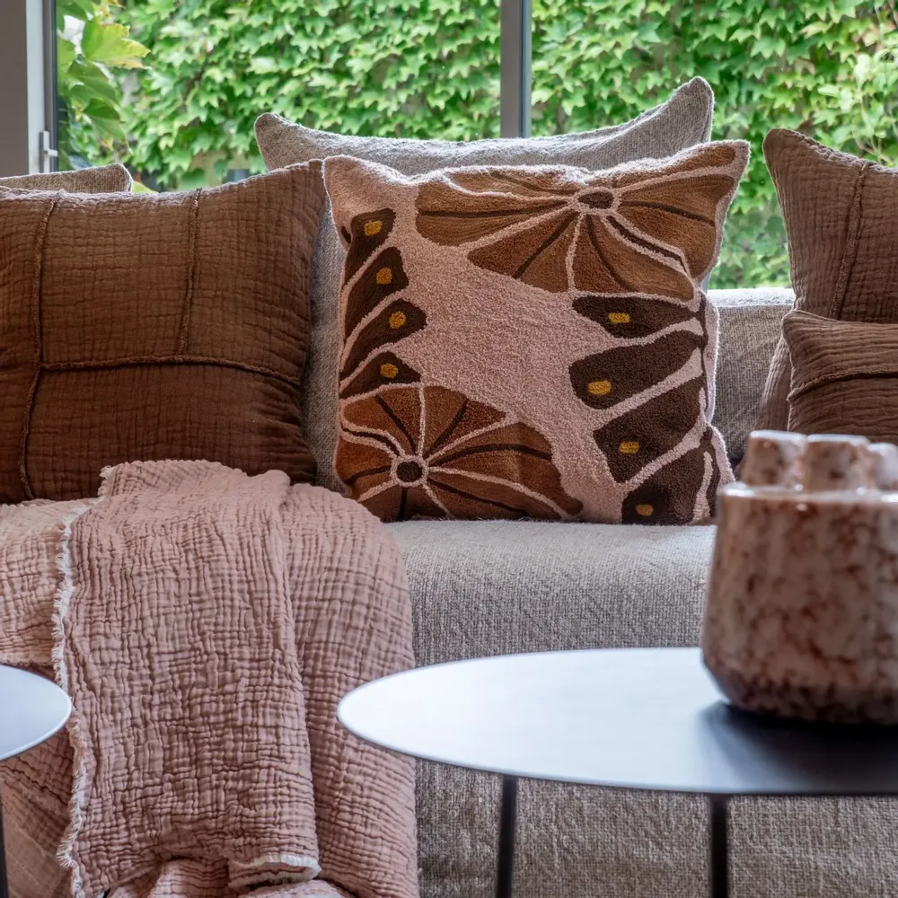 Coussins - Housse de coussin TAARI 50x50cm - BED AND PHILOSOPHY