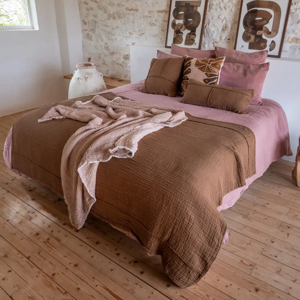 Throw blankets - Throw NATTE 140x200cm - BED AND PHILOSOPHY