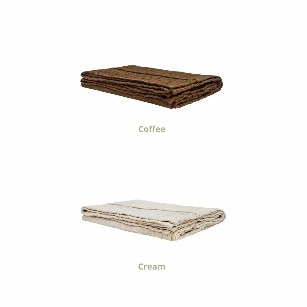 Throw blankets - Throw NATTE 140x200cm - BED AND PHILOSOPHY