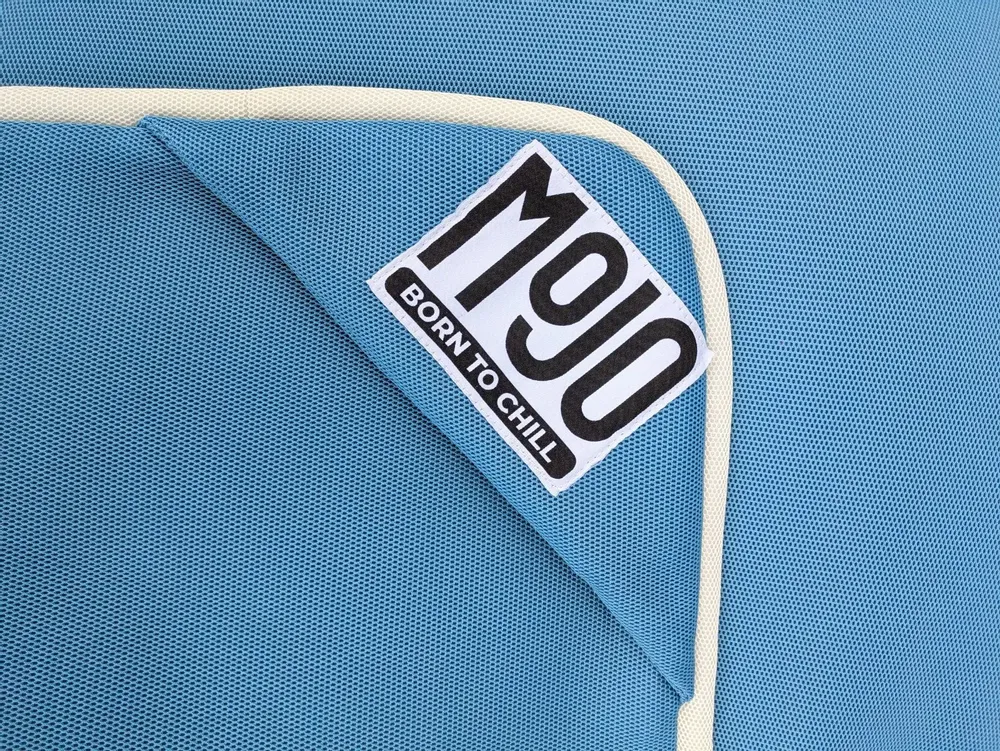 Cushions - MOJO WATERPOUF Floating Outdoor Cushion, Turquoise/White - MOJO BORN TO CHILL