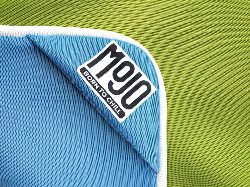 Coussins - Coussin extérieur flottant MOJO WATERPOUF Turquoise / Vert citron / Blanc - MOJO BORN TO CHILL