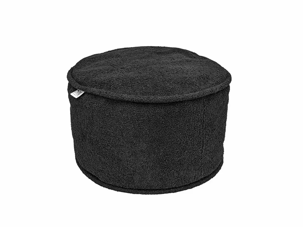 Poufs - Pouf rond Chill'Home MOJO BABY SHEEP'I Mouton Noir - MOJO BORN TO CHILL
