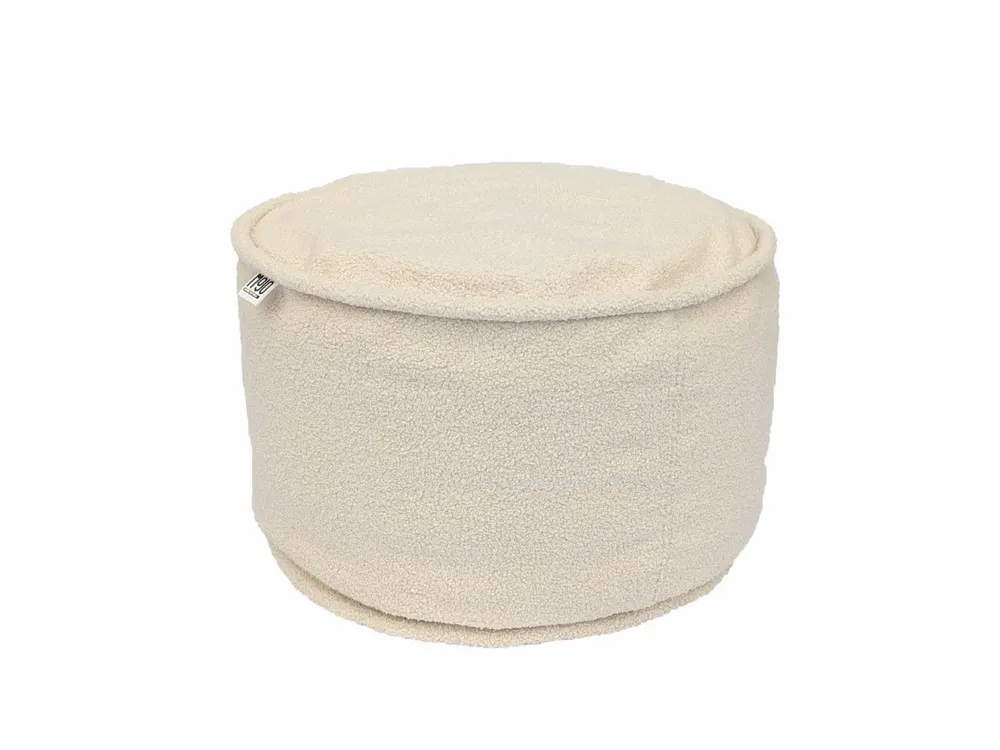 Poufs - Pouf rond Chill'Home MOJO BABY SHEEP'I Mouton Blanc - MOJO BORN TO CHILL