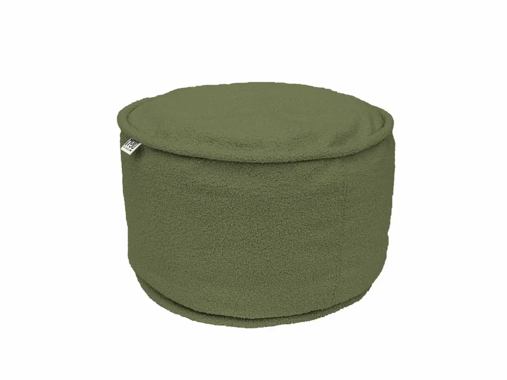 Poufs - Pouf rond Chill'Home MOJO BABY SHEEP'I Mouton Olive - MOJO BORN TO CHILL