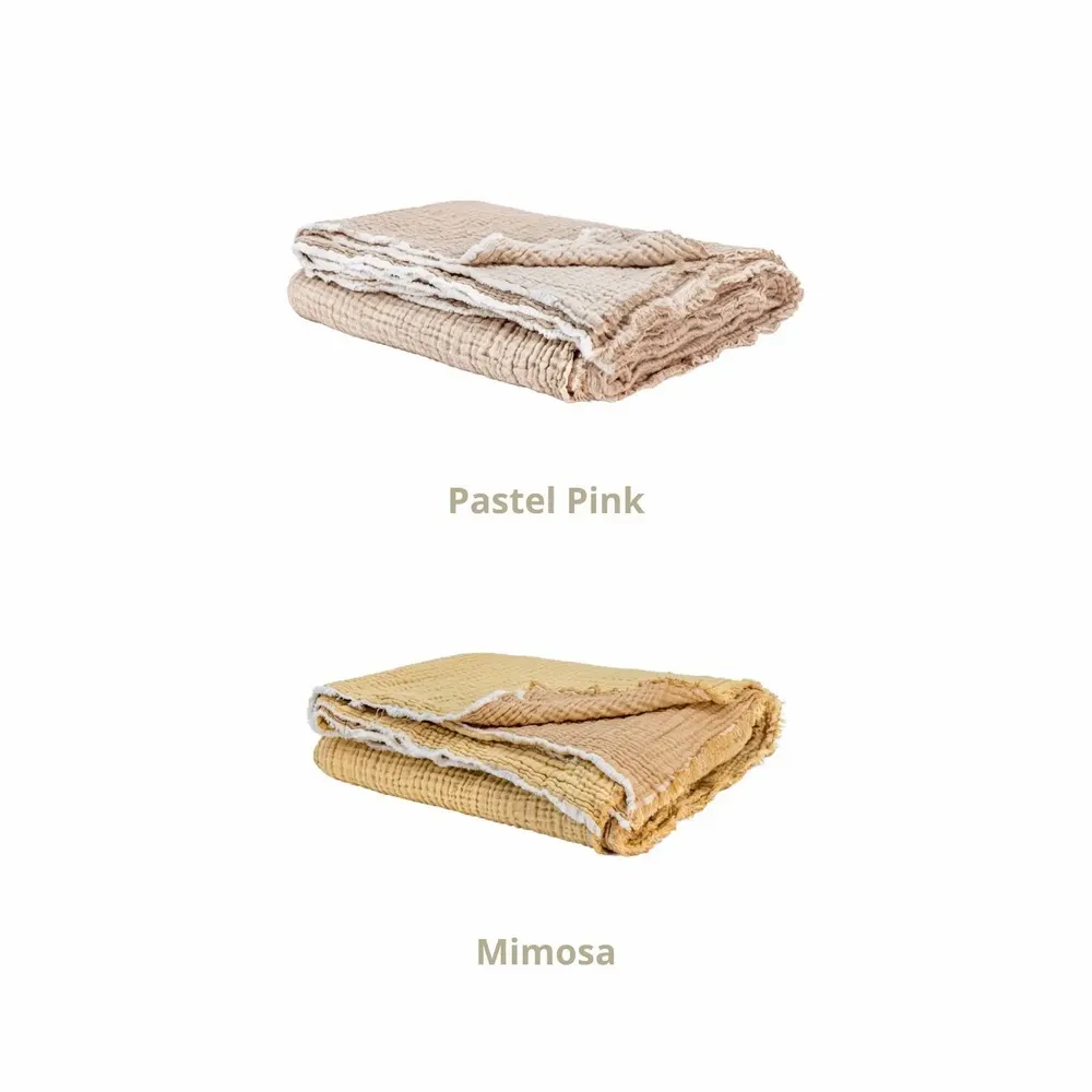 Throw blankets - Throw/Fouta PORTOVECCHIO 130x170cm - BED AND PHILOSOPHY