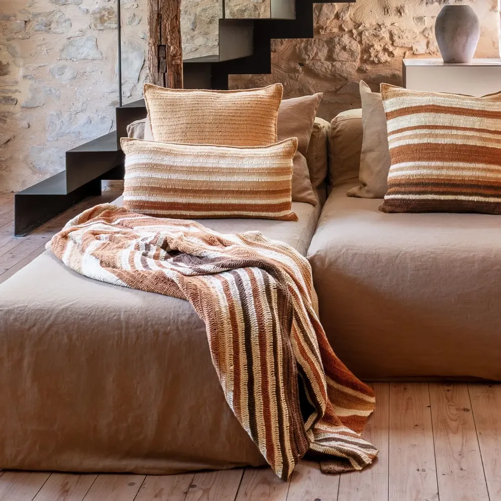 Coussins - Housse de coussin TIERRA 30x60cm - BED AND PHILOSOPHY