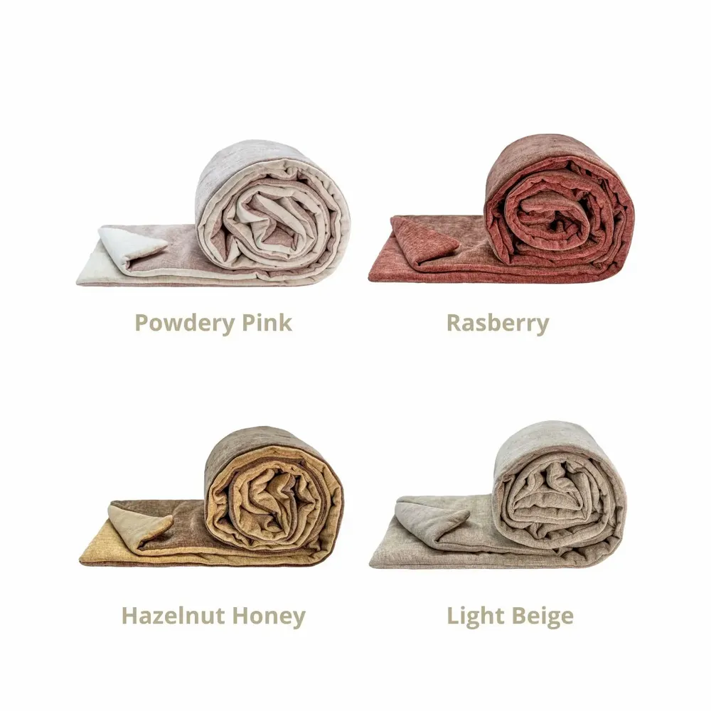 Plaids - Edredon bicolore ZELIA 80x200cm - BED AND PHILOSOPHY