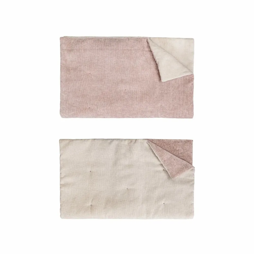 Plaids - Edredon bicolore ZELIA 80x200cm - BED AND PHILOSOPHY